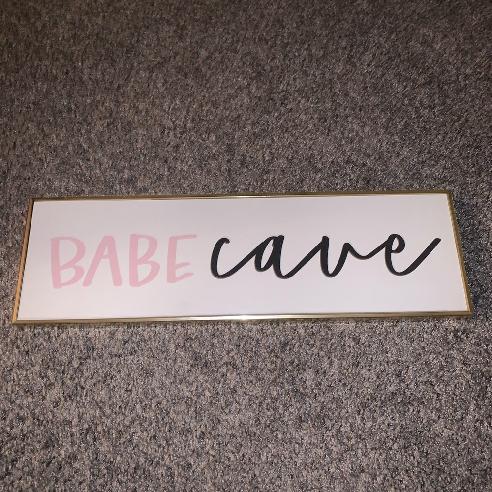 Home Decor Babe Cave Sign